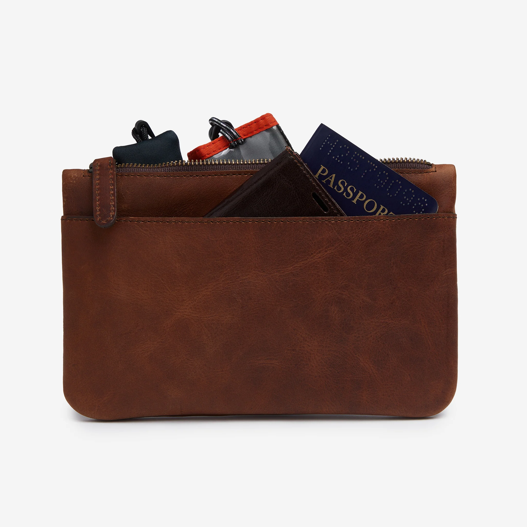 ONA Leather Pouch -  Antique Cognac - Image 3